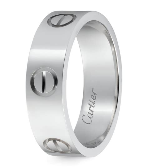 cartier platinum love ring.